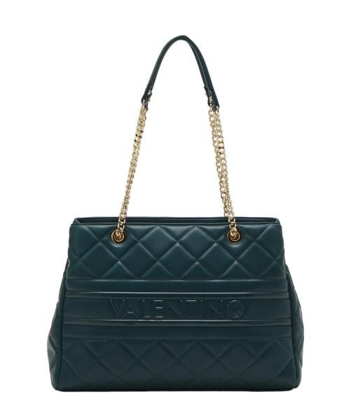 VALENTINO - Valentino Bags Ada Ottanio, Umhängetasche, Shopper Stepp, Petrol von VALENTINO