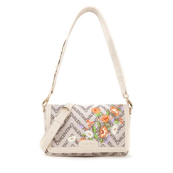 VALENTINO - Valentino Bags Blizzard Flowers, Schultertasche, Umhängetasche, Beige-Multicolor von VALENTINO
