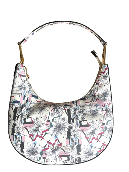 VALENTINO - Valentino Bags Goulash, Schultertasche, Umhängetasche, Floral, Schwarz-Ecru von VALENTINO