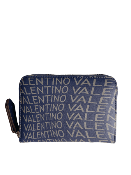 VALENTINO - Valentino Bags Kompakt-Portemonnaie Samosa, Blau-Grau von VALENTINO