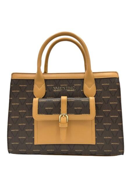 VALENTINO - Valentino Bags Liuto, Handtasche, Umhängetasche, Braun-Logoprint von VALENTINO
