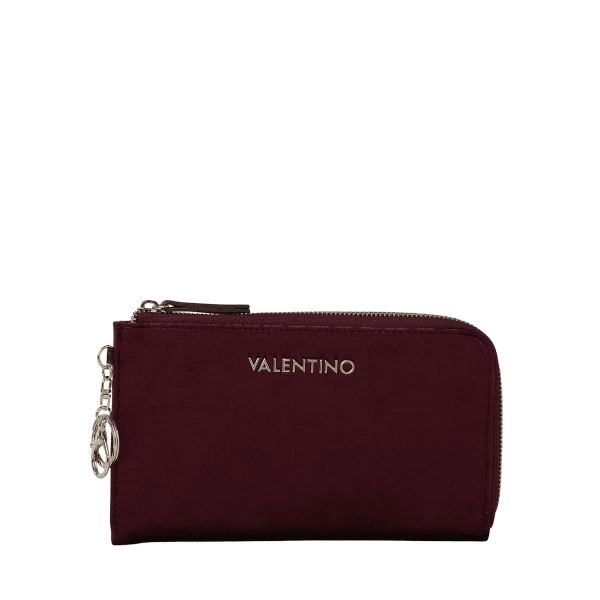 VALENTINO - Valentino Bags Misteltoe, Beauty-Clutch, Etui, Samt-Bordeaux von VALENTINO