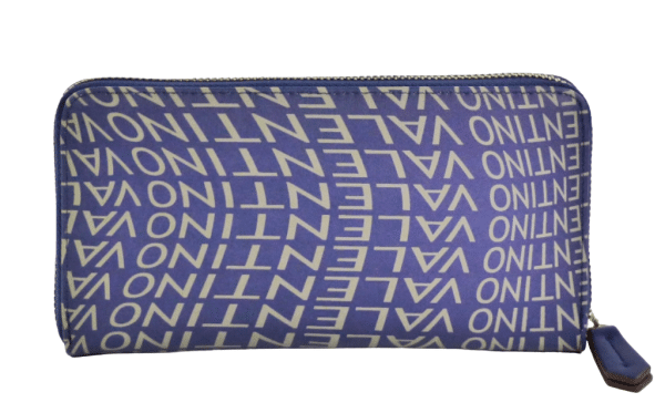 VALENTINO - Valentino Bags Portemonnaie Samosa, Blau-Grau von VALENTINO