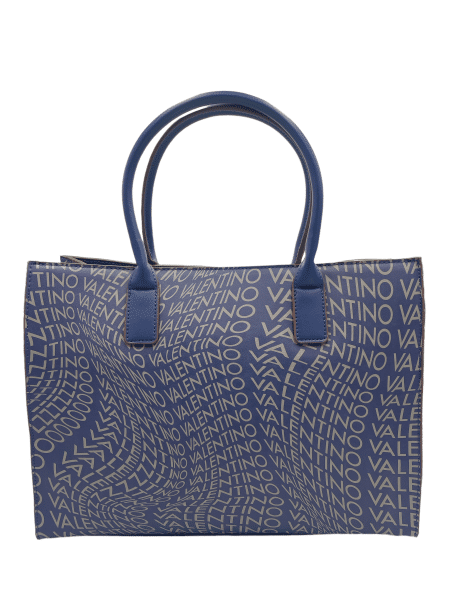 VALENTINO - Valentino Bags Samosa, Handtasche, Umhängetasche, Blau-Grau von VALENTINO