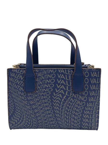 VALENTINO - Valentino Bags Samosa, Handtasche S, Blau-Grau von VALENTINO