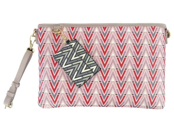 VALENTINO - Valentino Bags Tonic, XL Clutch, Rosa von VALENTINO