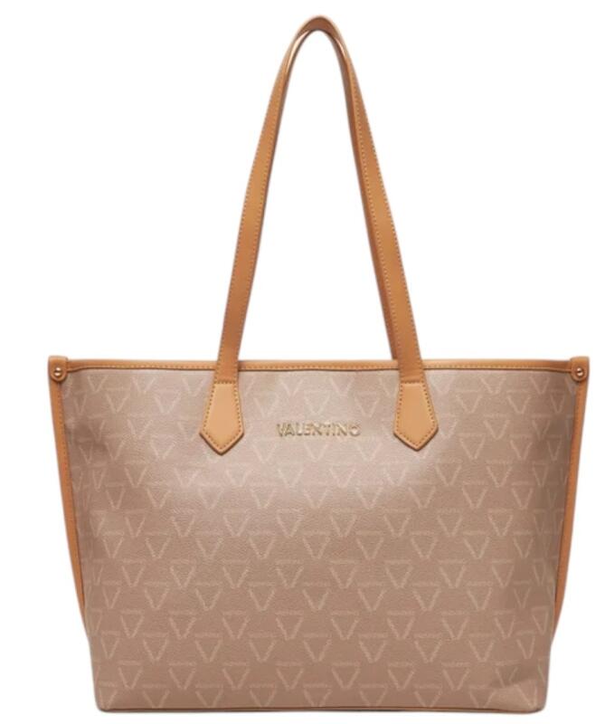 VALENTINO - Valentino Lady Re shopping bag natur/multicolor Beige von VALENTINO