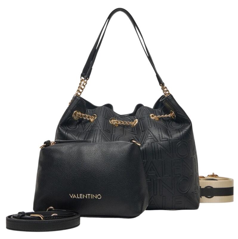 VALENTINO - Valentino Pansy Bucket bag nero Schwarz von VALENTINO