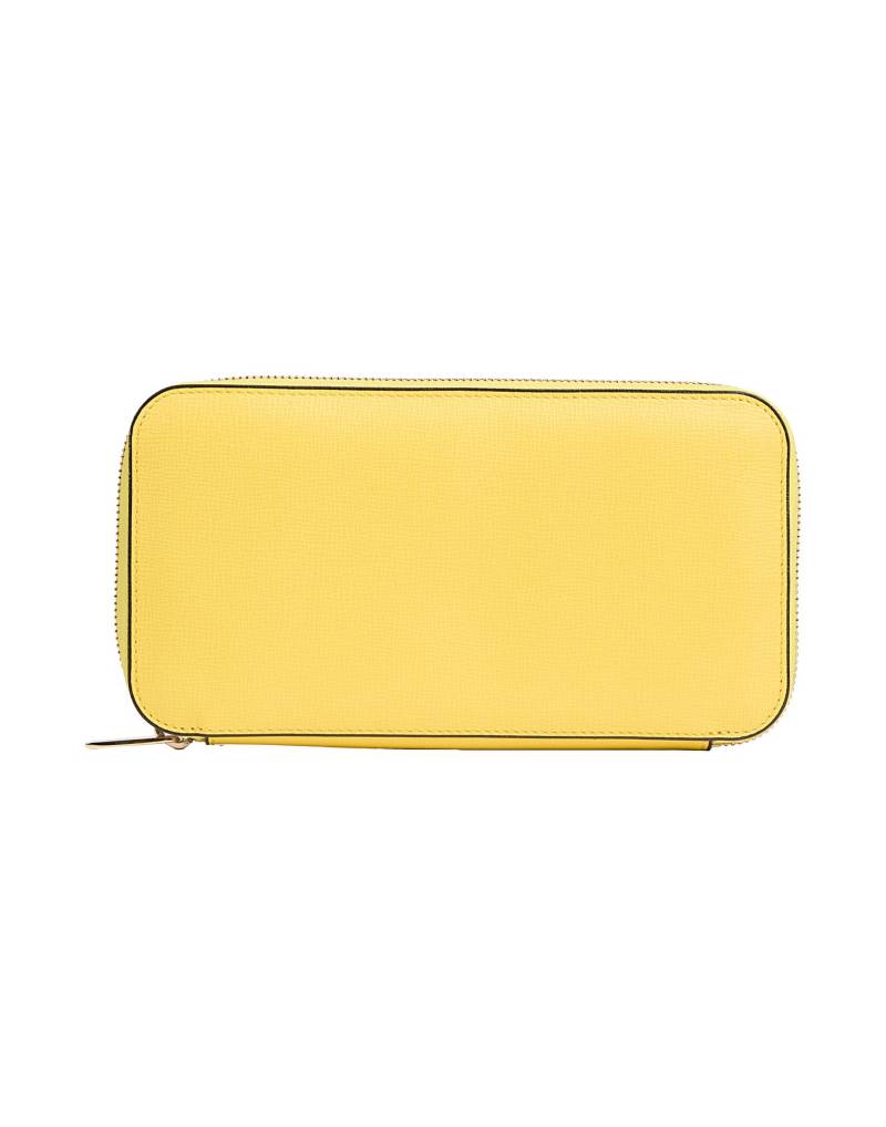 VALEXTRA Brieftasche Damen Gelb von VALEXTRA