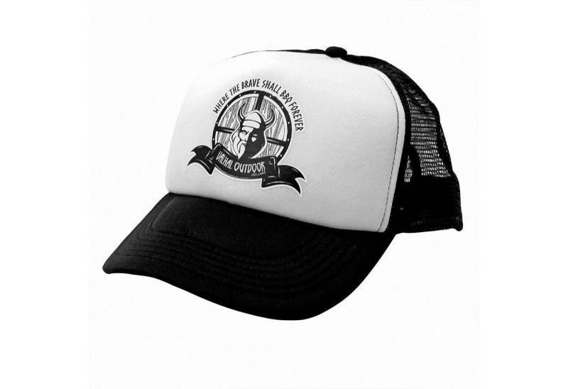 VALHAL OUTDOOR Trucker Cap Valhal Outdoor Trucker Cap - Mesh - Snapback, schwarz von VALHAL OUTDOOR