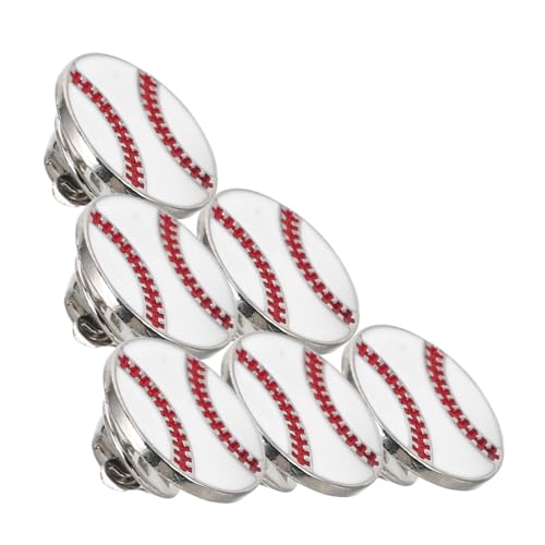 VALICLUD Baseball Auswahl 6 Stück Anzug Strickjacke Broschen Stilvolle Damen Schal von VALICLUD