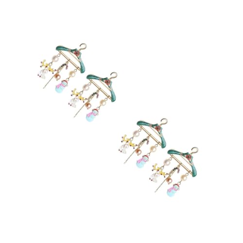 2 Sätze Korsage Weihnachtsmotiv Weihnachtsgeschenke Strass-weihnachtsbrosche Kleidungsetiketten Modische Corsagen Weihnachtsbrustnadeln Imitationsperlen Colorful 2 Stück * 2 VALICLUD von VALICLUD