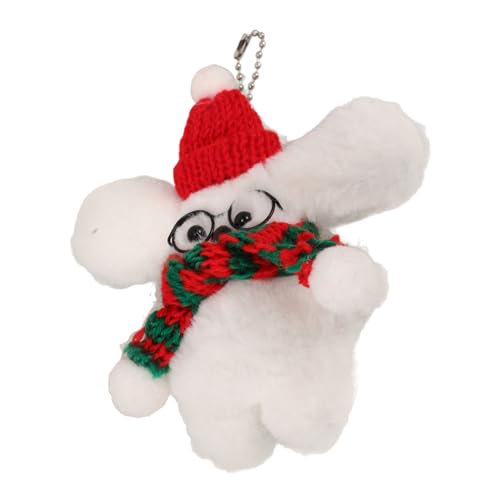 VALICLUD Handtasche Schlüsselanhänger Kuscheltier Hund Plüsch Charm Schlüsselanhänger Dekorativer Schlüsselanhänger Weihnachten Rucksack Accessoire Personalisiertes von VALICLUD