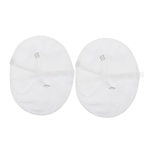 VALICLUD 1 Paar Achselpads für Damen und Herren Wiederverwendbare Unsichtbare Schweißabsorber für Unterarme Komfortable Baumwolle Schweißhemmend für Shirts und Blusen Weiß von VALICLUD