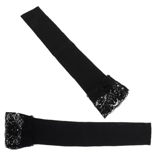 VALICLUD 1paar Damen Fingerlose Spitzenhandschuhe Elegante Armstulpen Mit Langen Ärmeln Gestrickt Für Frühling Und Herbst Feminines Design Vielseitig Kombinierbar von VALICLUD
