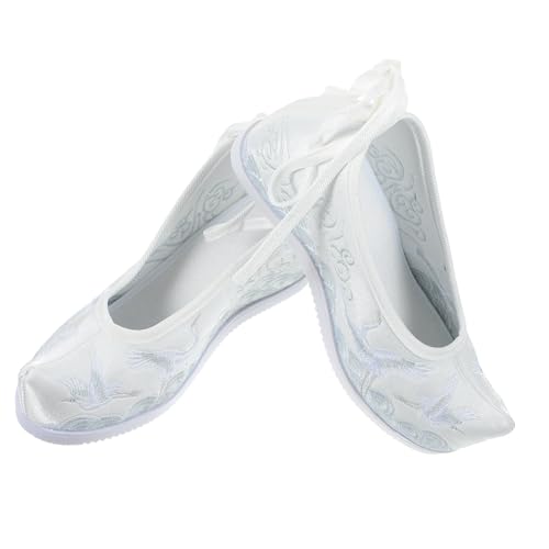 VALICLUD Leichte Schuhe Im Ethno-Stil – 1 Paar Bestickte Hausschuhe Für Damen – Traditionelles Chinesisches Schuhwerk – Bequem Und Stilvoll von VALICLUD