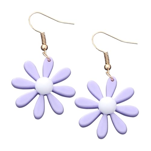 VALICLUD 1 Paar Blumenohrringe Blumen- Zucht Zarte Ohrringe Gänseblümchen süßer Ohrschmuck einfaches Zubehör einzigartige Ohrentropfen Blumenförmige Ohrringe Violett VALICLUD 1 Paar Blumenohrringe Blumen- Zucht Zarte Ohrringe Gänseblümchen süßer Ohrschmuck einfaches Zubehör einzigartige Ohrentropfen Blumenförmige Ohrringe Violett von VALICLUD