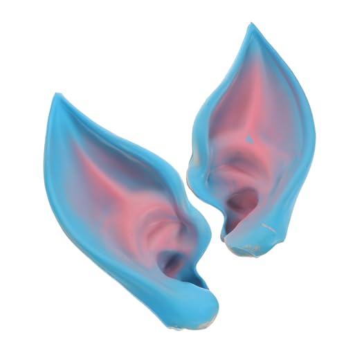 VALICLUD 1 Paar Elfenohren Katherine Pierce Kostüm Ohrstützen blaue Ohren Cosplay-Fee-Ohren Ohrhörer halloween costume halloween kleidung karnevalskleidung falsche Ohren Feenohren RP Blue von VALICLUD