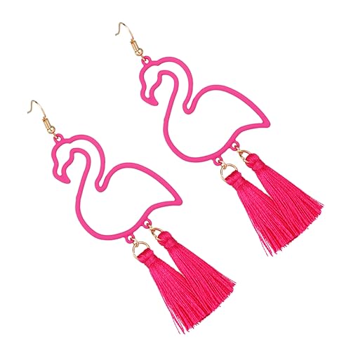 VALICLUD 1 Paar Flamingo Ohrringe Flamingo Design Ohrringe Ohrhänger Ohrschmuck Lässiger Schmuck Party Ohrdekor Rot VALICLUD 1 Paar Flamingo Ohrringe Flamingo Design Ohrringe Ohrhänger Ohrschmuck Lässiger Schmuck Party Ohrdekor Rot von VALICLUD