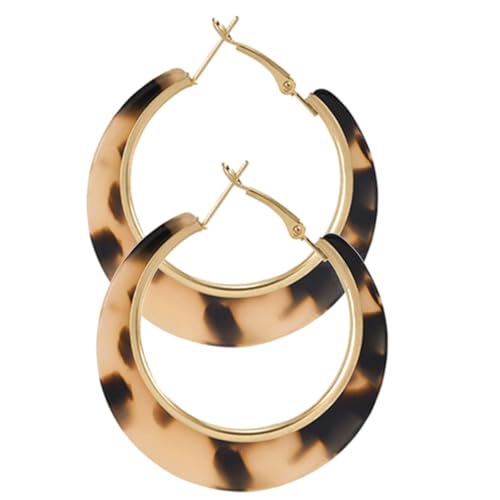 VALICLUD 1 Paar Große Ohrhänger für Damen Vintage Hoops Ohrringe Robustem Material Leicht Hautfreundlich für Teenager Frauen Verschiedene Anlässe VALICLUD 1 Paar Große Ohrhänger für Damen Vintage Hoops Ohrringe Robustem Material Leicht Hautfreundlich für Teenager Frauen Verschiedene Anlässe von VALICLUD
