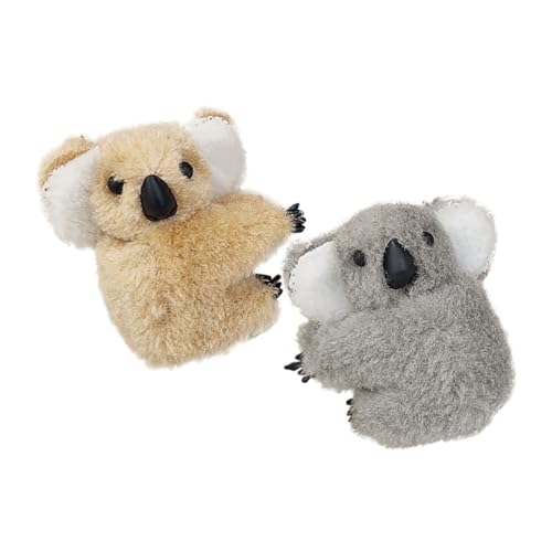 VALICLUD Koala Stofftier-clips Süße Haarnadel Cartoon-haarnadeln Mini-koala-haarspange Haarschmuck Kleine Tierspange Süße Kleine Cartoon-spange Tier-haarnadeln Cartoon-haarspange Für Mädche von VALICLUD