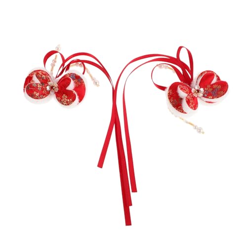 VALICLUD Dekorative Haarspange Im Chinesischen Stil Schmetterlings-haarspangen Für Kleine Mädchen Cosplay-zubehör Asiatisch Party Retro Accessoire Ästhetisch Haarspange Clip von VALICLUD