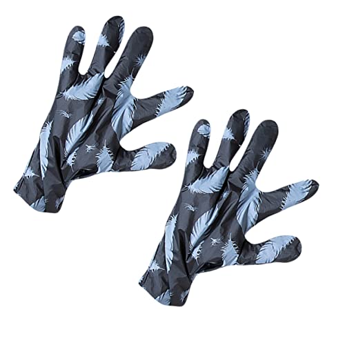 VALICLUD 1 Paar Handmaske Handpflegemaske Handpflegehandschuhe Aluminium Platin Papier Schwarz von VALICLUD