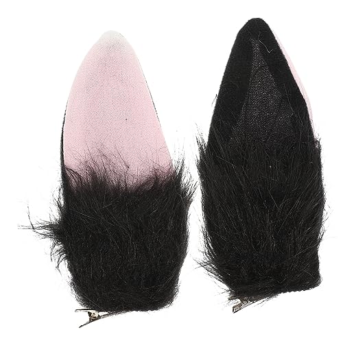 VALICLUD 1paar Plüsch Ear Haarspangen Für Cosplay Und Partys Niedliche Ohren Haarschmuck Für Halloween Karneval Ostern Und Festivals von VALICLUD