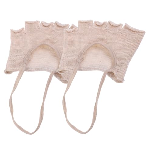 VALICLUD 1 Paar Unsichtbare Zehensocken aus Baumwolle Rutschfeste Halbsocken für Damen Zehentrennersocken für High Heels Nahtlos für Arbeit und Freizeit von VALICLUD