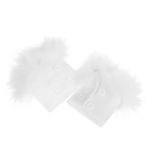 VALICLUD 1 Paar Maomao Gefälschte Handschuhe Ärmel Winterhandschuhe Handgelenkschlaufen Fingerlose Handschuhe Herrenhandschuhe Handgelenkbandhandschuhe Für Herrenhandschuhe von VALICLUD