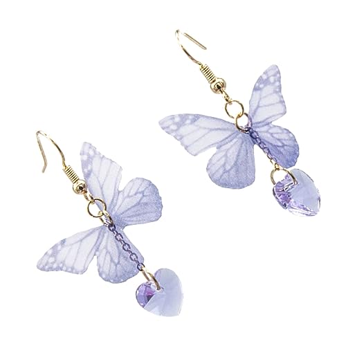 VALICLUD 1 Paar Ohrringe Zierlich D Baumeln Schmetterling Frauen Ohrring Violet Legierung VALICLUD 1 Paar Ohrringe Zierlich D Baumeln Schmetterling Frauen Ohrring Violet Legierung von VALICLUD