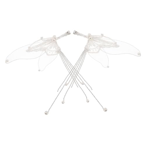 VALICLUD 1 Paar Perlen Tassel Haarklammern für Damen Haaraccessoires Vintage Haarschmuck für Braut und Brautjungfern für Besondere Anlässe und Feste von VALICLUD