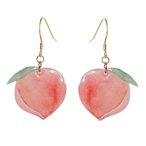 VALICLUD 1 Paar Pfirsichohrringe Träne Creolen baumeln Schmuck Ohrhänger Pfirsiche Ohrtropfen Mode Frauen Ohrtropfen Frauen Ohrring Rosa VALICLUD 1 Paar Pfirsichohrringe Träne Creolen baumeln Schmuck Ohrhänger Pfirsiche Ohrtropfen Mode Frauen Ohrtropfen Frauen Ohrring Rosa von VALICLUD
