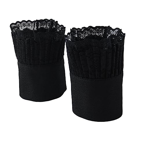 VALICLUD Spitzen-handgelenkmanschetten Spitzenmanschetten Spitzen-falschmanschetten Kostüm-accessoire Für Hochzeit Geburtstag Fotos Bühnenauftritte Rollenspiele Kleidungszubehör von VALICLUD