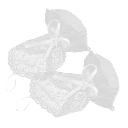 VALICLUD Fingerlose Spitzenhandschuhe Mit Schleife Bezaubernde Handgelenksmanschetten Für Damen Perfekt Für Tanzveranstaltungen von VALICLUD