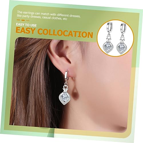 VALICLUD 1 Paar Teardrop Ohrringe Dangle Ohrschmuck für Frauen Wasserfall Ohrringe mit Kristallverzierung Täglichen Gebrauch Besondere Anlässe VALICLUD 1 Paar Teardrop Ohrringe Dangle Ohrschmuck für Frauen Wasserfall Ohrringe mit Kristallverzierung Täglichen Gebrauch Besondere Anlässe von VALICLUD