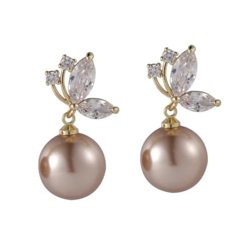 VALICLUD 1 Paar Zirkonfalle -Ohrringe eleganter Ohrschmuck Perlenohrringe Frauen Ohr Mode Mädchen Ohrstecker filigraner Ohrschmuck weibliche Ohrringe Legierung VALICLUD 1 Paar Zirkonfalle -Ohrringe eleganter Ohrschmuck Perlenohrringe Frauen Ohr Mode Mädchen Ohrstecker filigraner Ohrschmuck weibliche Ohrringe Legierung von VALICLUD
