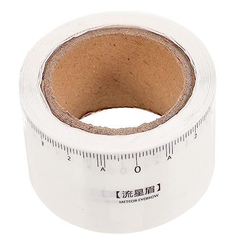 VALICLUD 1 Rolle Augenbrauen Ruler Aufkleber Augenbrauen Messschablonen für Präzises Mapping zur Einfachen Anwendung Europäischen Stil von VALICLUD