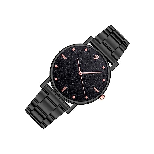 VALICLUD Edelstahl Armbanduhr Für Damen Elegante Studentenuhr Mit Klassisches Farbdesign Präzise Mechanik Angenehm Zu Tragen von VALICLUD