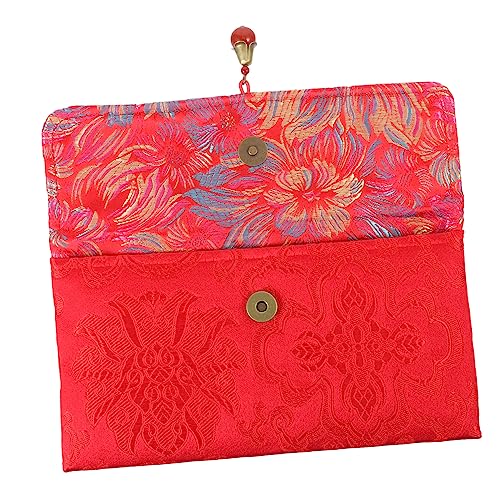 VALICLUD 1 STK Stickerei roter Umschlag rote chinesische Umschläge Rote Glücksgeldtasche Münze Pakete Geldumschlag neu glücksgeschenke glucksbringer Geldbeutel Besticktes rotes Paket Stoff VALICLUD 1 STK Stickerei roter Umschlag rote chinesische Umschläge Rote Glücksgeldtasche Münze Pakete Geldumschlag neu glücksgeschenke glucksbringer Geldbeutel Besticktes rotes Paket Stoff von VALICLUD