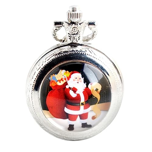 VALICLUD 1 STK Taschenuhr Westenschnallenketten Spielzeuguhren Uhr mit Kette Brieftasche Kette angekettete hängende Uhr Zinklegierung Silver von VALICLUD