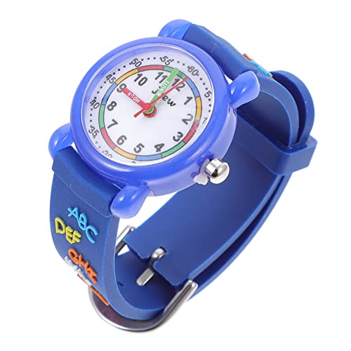 VALICLUD 1 STK. Kinderuhr kinderlernuhren Armbanduhr Waterproof Watch Uhr Watch Kindergeschenk anwesend wasserdichte Mädchenuhr Mädchen sehen Stck Blue von VALICLUD