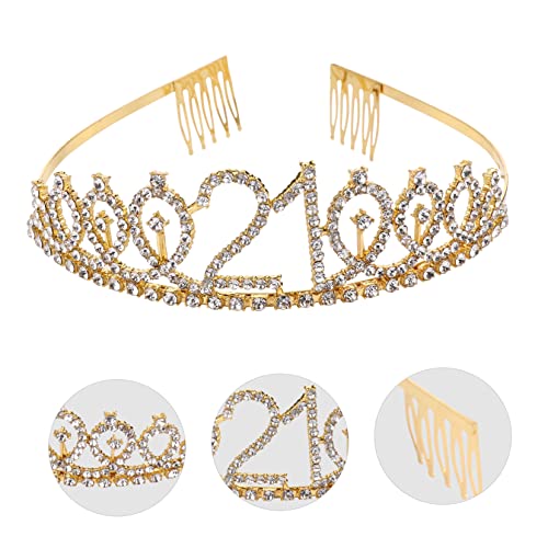VALICLUD Geburtstagskrone Mit Party-schärpe Und Haarkamm Inklusive Schultergurt Für Geburtstags-dekorationsanzug von VALICLUD