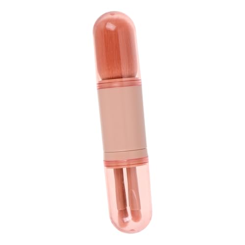 VALICLUD 1 Satz 4-in-1-make-up-pinsel Make -up -bürsten Tragbarer Make-up-pinsel Für Die Reise Lidschatten-applikatorstifte Lidschatten-palette-make-up Make-up-pinsel Für Damen Metall Rosa von VALICLUD
