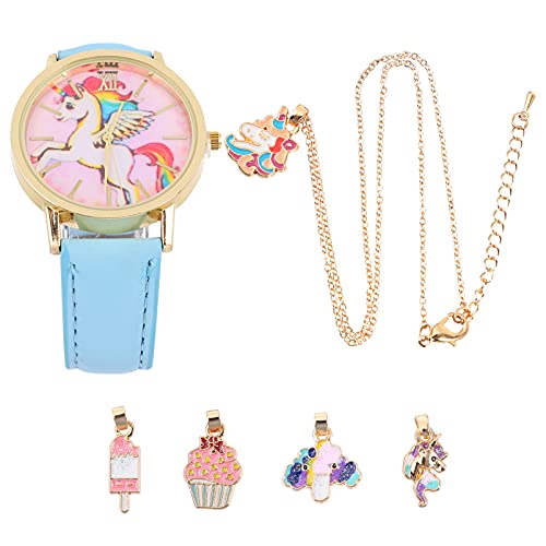 VALICLUD 1satz Kinderuhren Mit Cartoon- Quarz-zifferblatt Stilvolle Armbanduhr Mit Passender Halskette Für Jungen Und Mädchen Für Zu Kindergeburtstagen Und Festen von VALICLUD