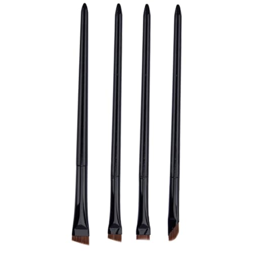 VALICLUD 1 Satz Abgewinkelter Eyeliner und Augenbrauenpinsel Teiliges Make Up Werkzeugset Praktische Nylonborsten für Präzises Make Up für Profis und Amateure Leicht und Tragbar für Reisen von VALICLUD