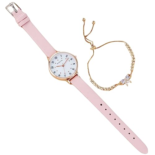 VALICLUD 1satz Damen-Armbanduhr Mit Zarter Armbanduhr Und Modischer Handgelenk-brosche Leicht Und Tragbar Für Alltag Und Besondere Anlässe von VALICLUD