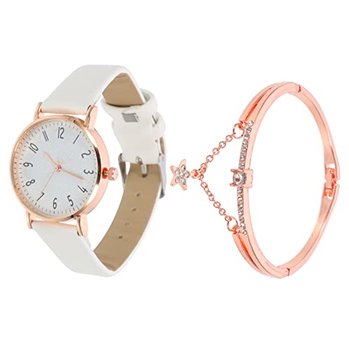 VALICLUD Zarte Damen Armbanduhr Uhr Weibliche Armband Kit Lässige Freizeitstil Hautfreundlich Mädchenmode Uhr Präzise Zeitanzeige Elegantes Design von VALICLUD