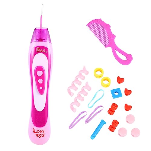 VALICLUD 1 Satz Automatische Haarflechtmaschine für Haarstyling Werkzeug mit Bunten Haarsträhnen und DIY Make Up Zubehör für Kopfstyling von VALICLUD