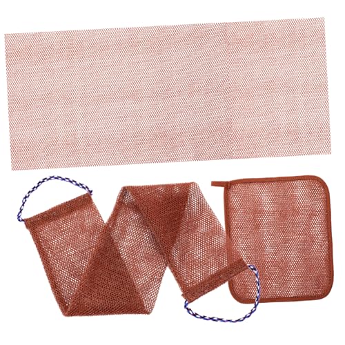 VALICLUD 1 Satz Badetuch Lang Peeling-körperpeeling Schrubben Netz Gesichtspeeling Luffa Zurückwaschen Gesichts- Rückwaschwäscher Peeling Handtücher Sauber Reinigung Für Nylon von VALICLUD